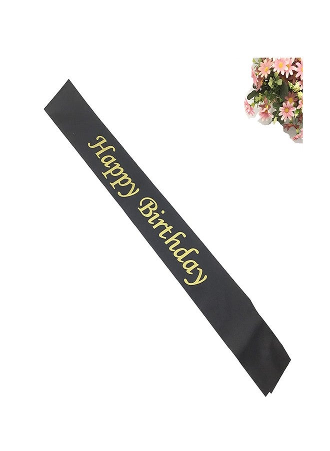AFTERSTITCH Happy Birthday Sash For Girls Boys Men Women Husband Wife Friends Kids Birthday Party Decoration Sash Props Set For Home Decor Celebration (happy birthday sash) - Image 5